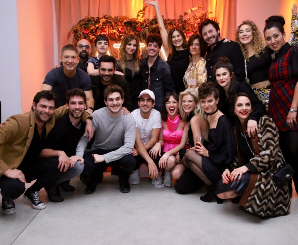 El elenco de ATAV festejó el éxito de la tira
